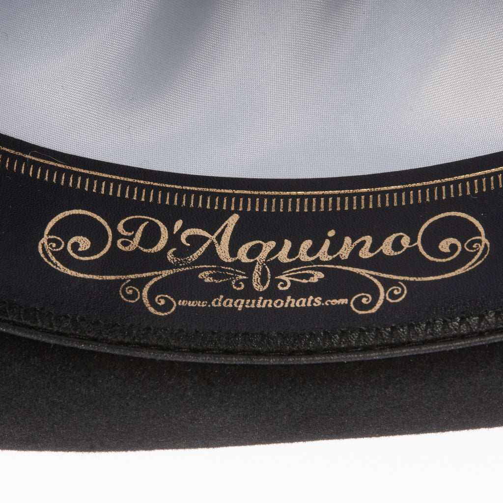 D’Aquino Black Bowler Hat