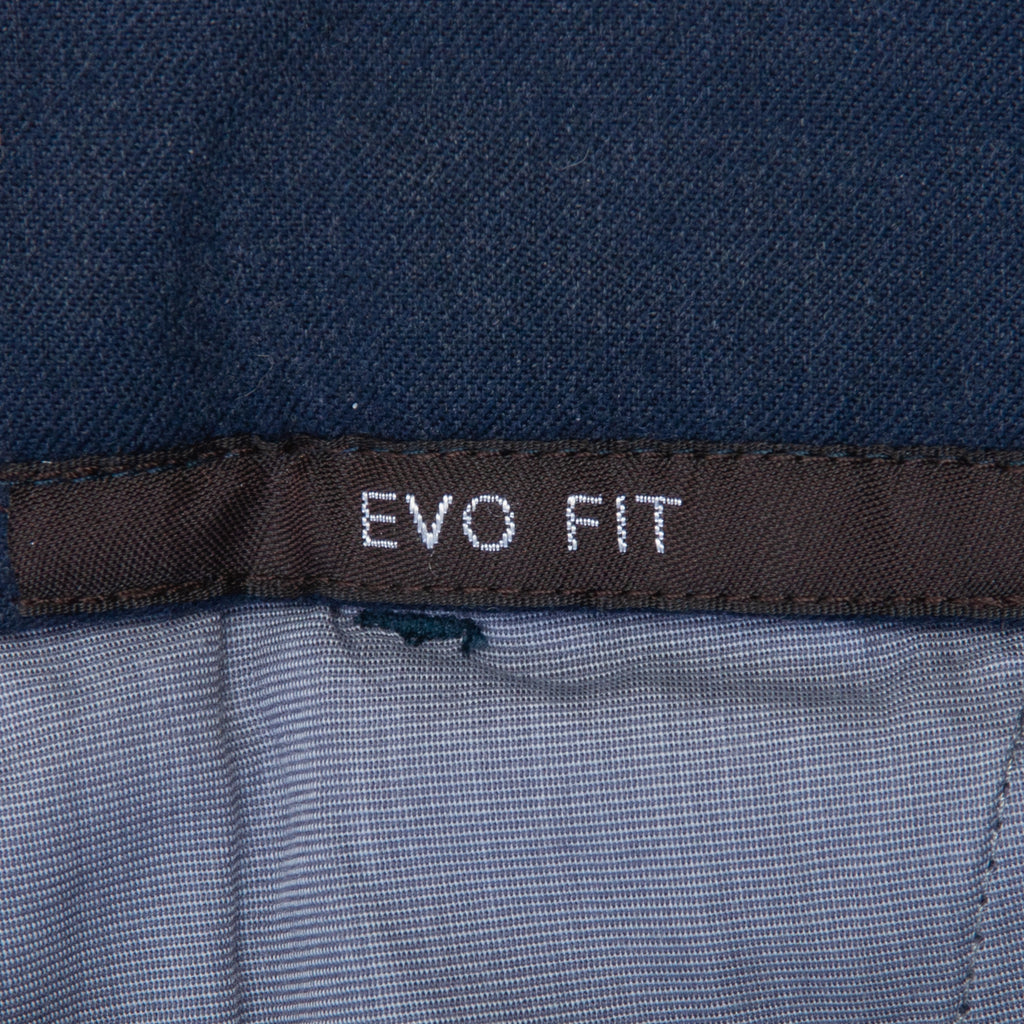PT01 Navy Blue Evo Fit Stretch Wool Trousers