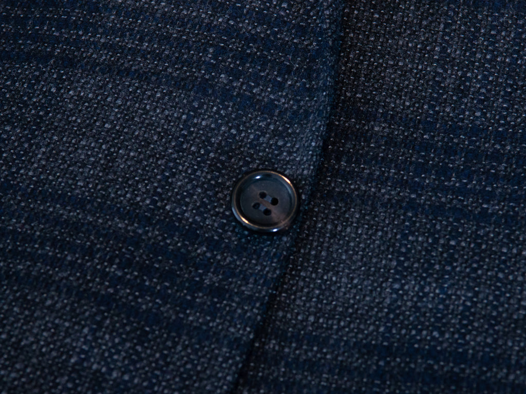 Canali 1934 Kei Grey Check Wool Cashmere Blazer