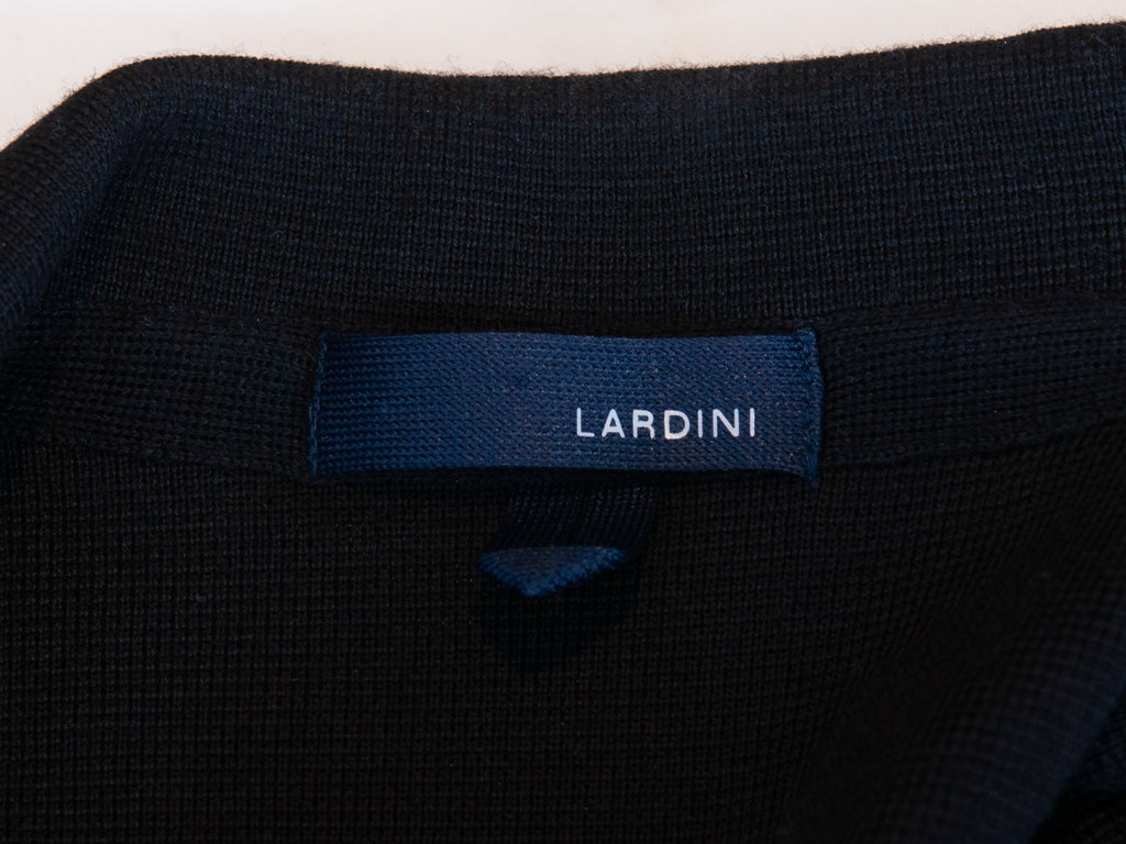 Lardini Black Knit Blazer