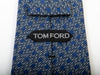 Tom Ford Blue on Grey Polka Dot Tie
