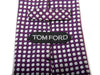 Tom Ford Silver on Purple Polka Dot Tie