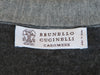 Brunello Cucinelli Grey SIlk Cashmere Cardigan Sweater