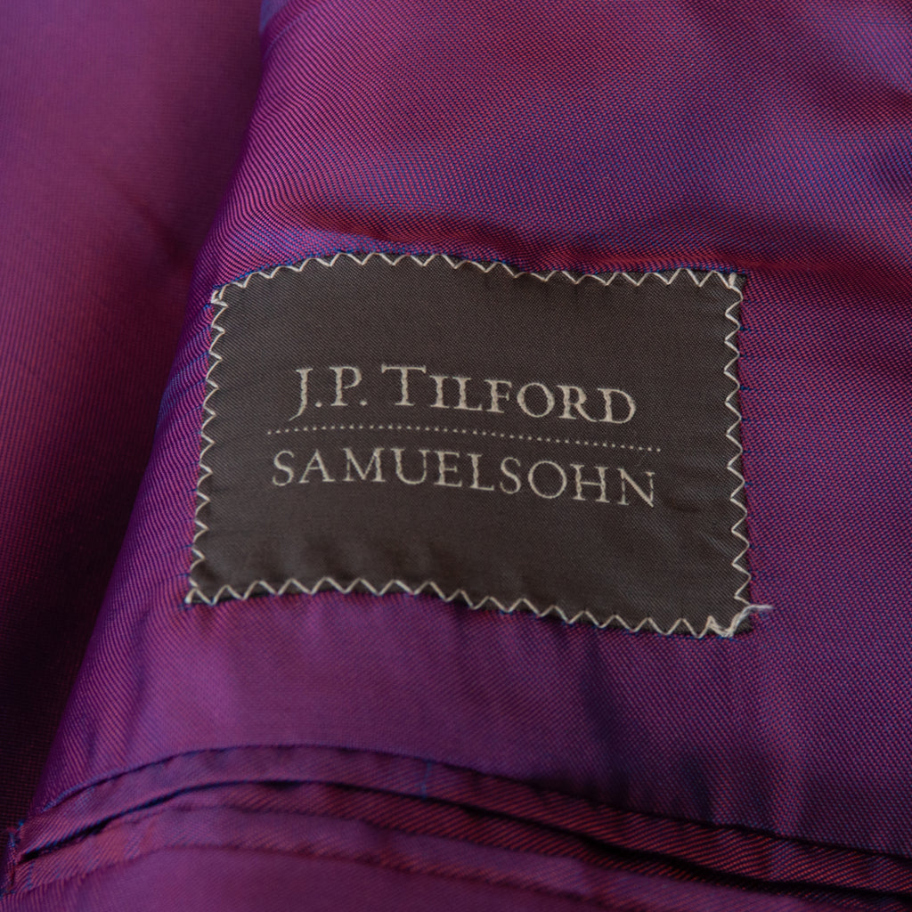Samuelsohn Custom Purple Scabal Velvet Ashton Blazer