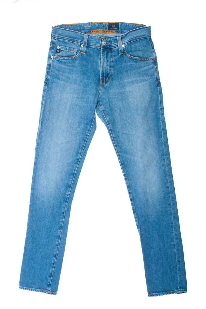 AG Jeans Washed Blue Tellis Modern Slim Jeans