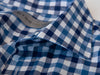 Etro Blue Paisley Check Shirt