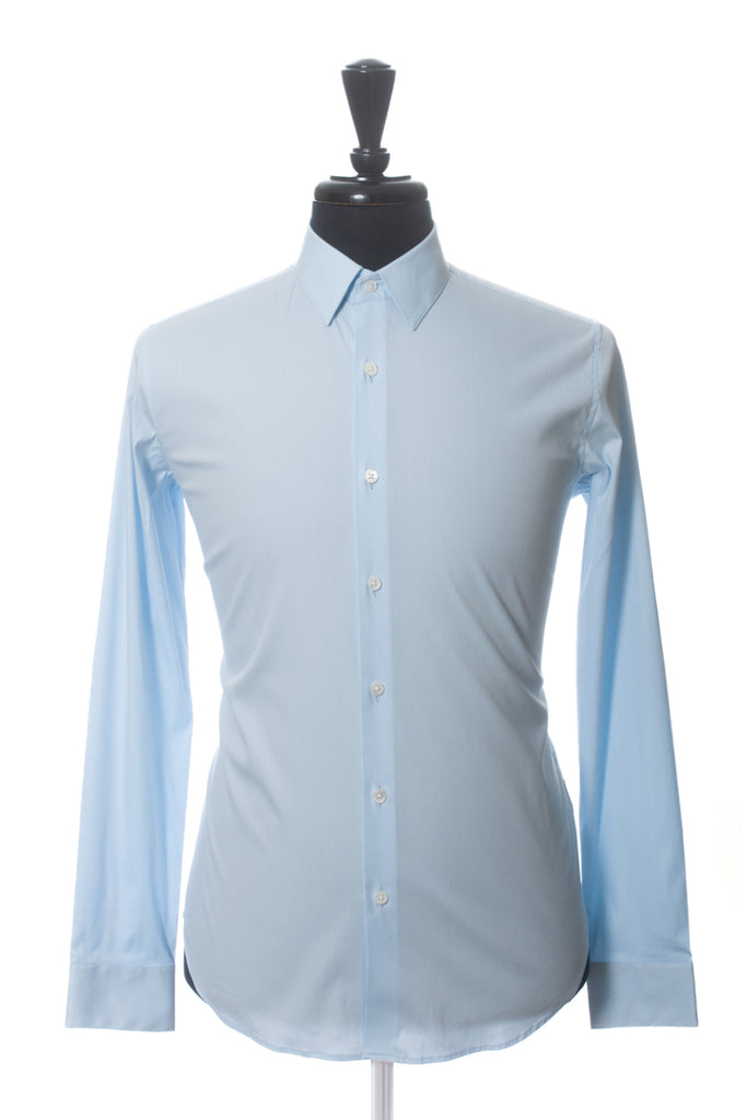 Theory Light Blue Sylvain Wealth Dress Shirt