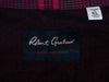 Robert Graham Modern Americana Burgundy Houndstooth Tailored Fit Shirt