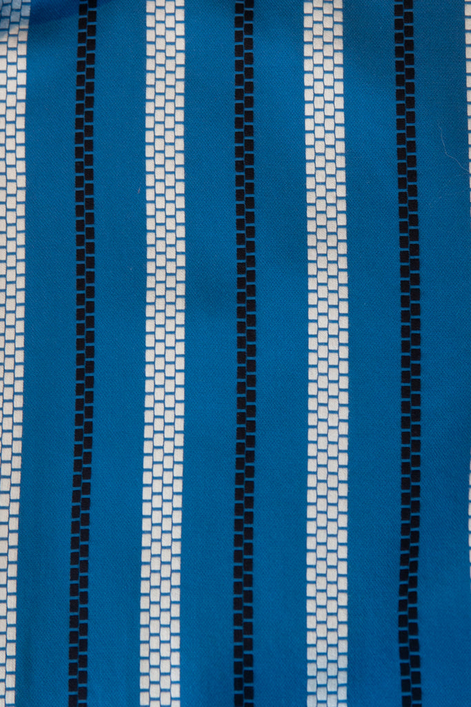 Robert Graham Blue Patterned Stripe Shirt