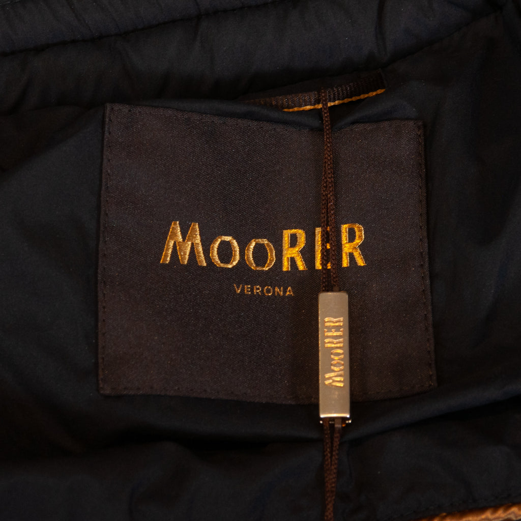 Moorer Black Cattaneo Quilted Water-Repellant Down Jacket Luxmrkt.com