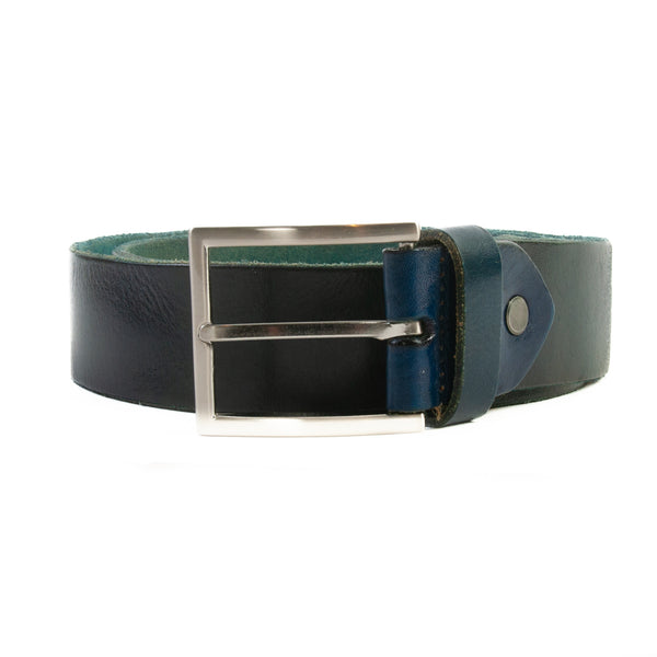 Paul Smith Midnight Blue Lined Leather Belt