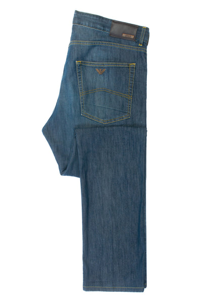 Armani Collezioni Washed Blue Jeans