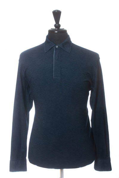 Ermenegildo Zegna Navy Blue Knit Shirt
