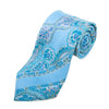 Brioni Light Blue Paisley Print Tie