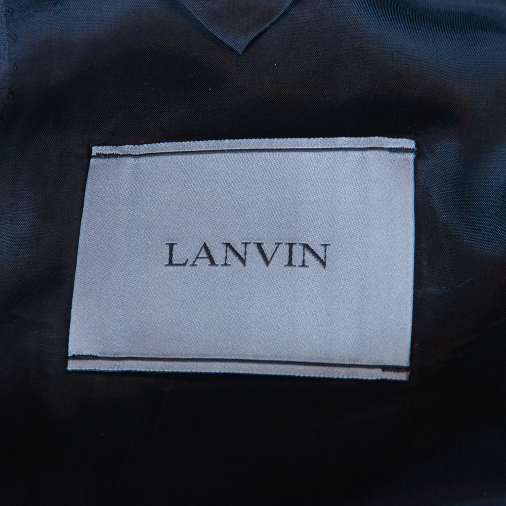 Lanvin Anthracite Grey Wool Suit