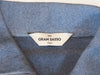 Gran Sasso Grey Garment Dyed Collared Knit Sweater