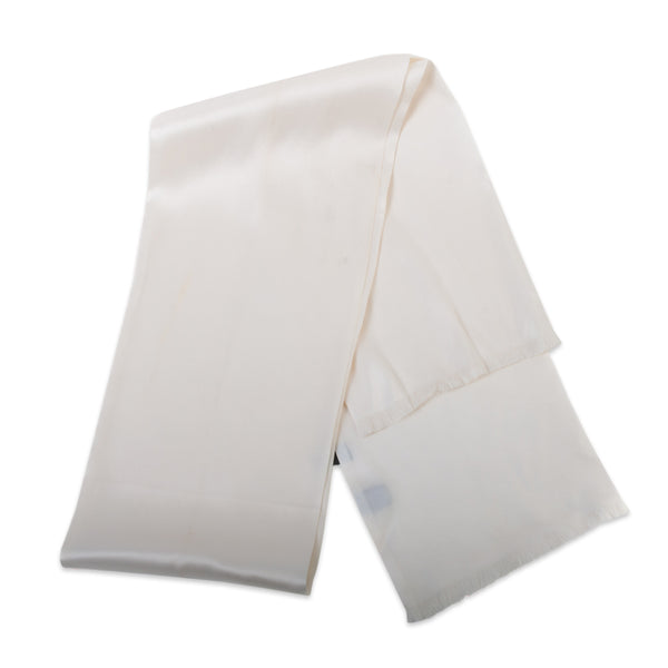 Hugo Boss Selection Ivory Silk Scarf
