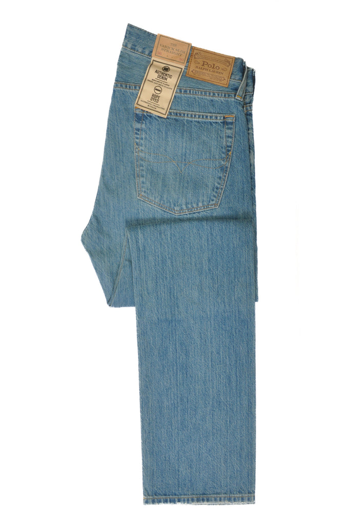 Polo NWT Blue Rope Dyed Varick Slim Straight Jeans