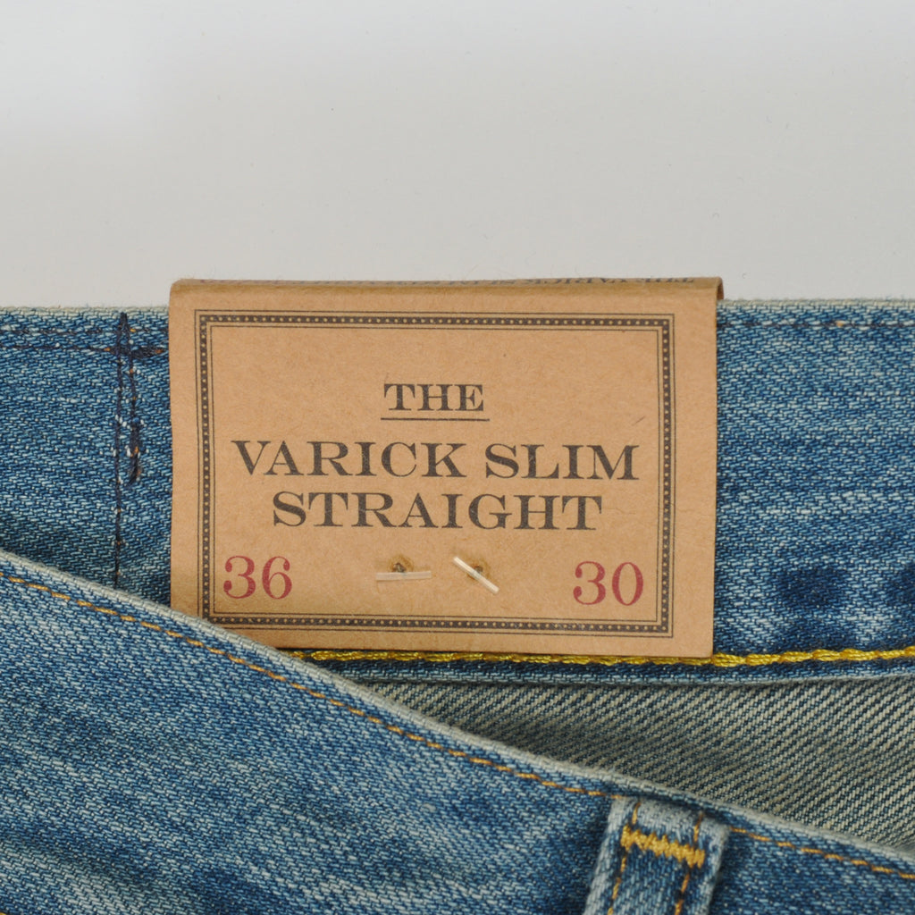 Polo NWT Blue Rope Dyed Varick Slim Straight Jeans