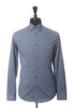 ZZegna Navy on Grey Striped Drop8 Fit Shirt