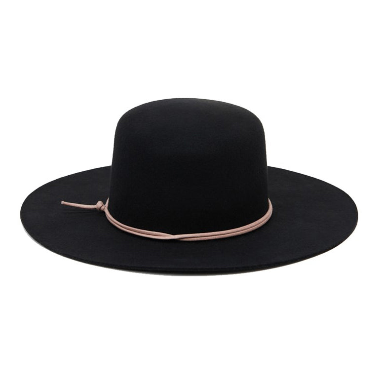 Tentree Black Harlow Boater Hat