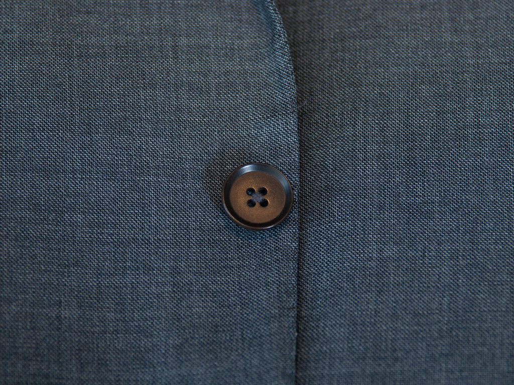 Isaia Grey Wool Base S Suit