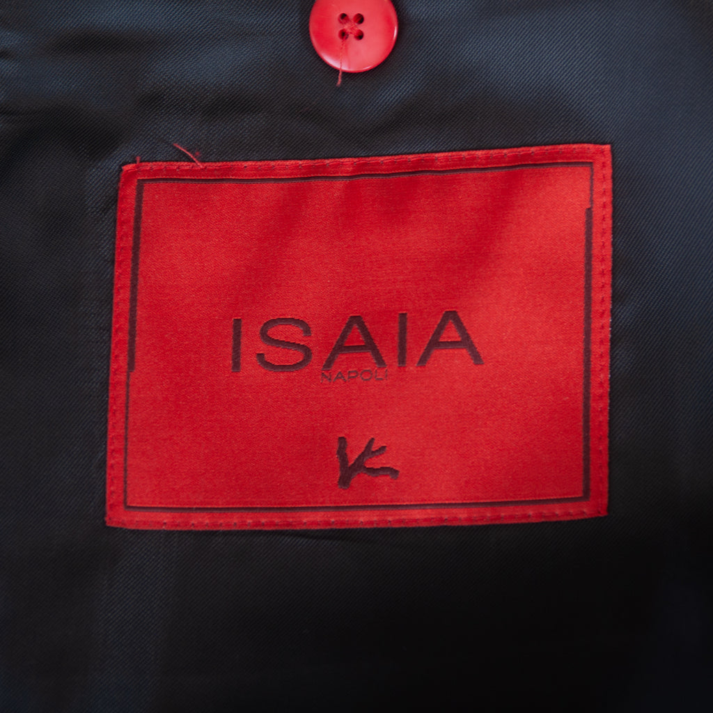 Isaia Grey Wool Base S Suit