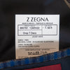 ZZegna Blue Check Drop 8 Deco Blazer