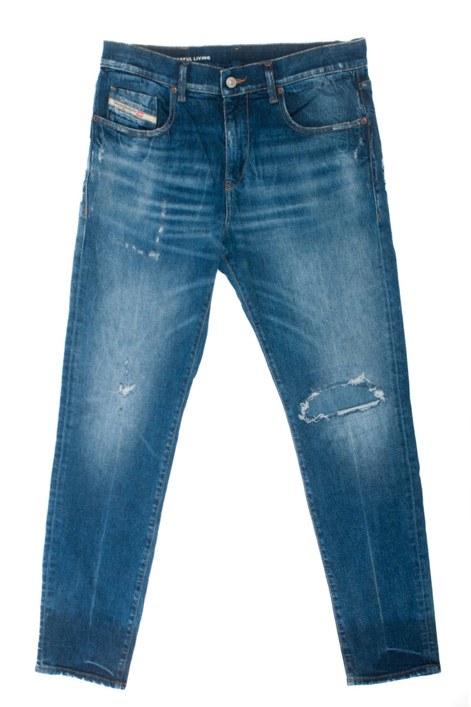 Diesel Distressed 2019 Cut Slim Fit Jeans