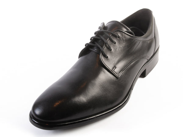 Ecco New Black City Tray Derby Shoes