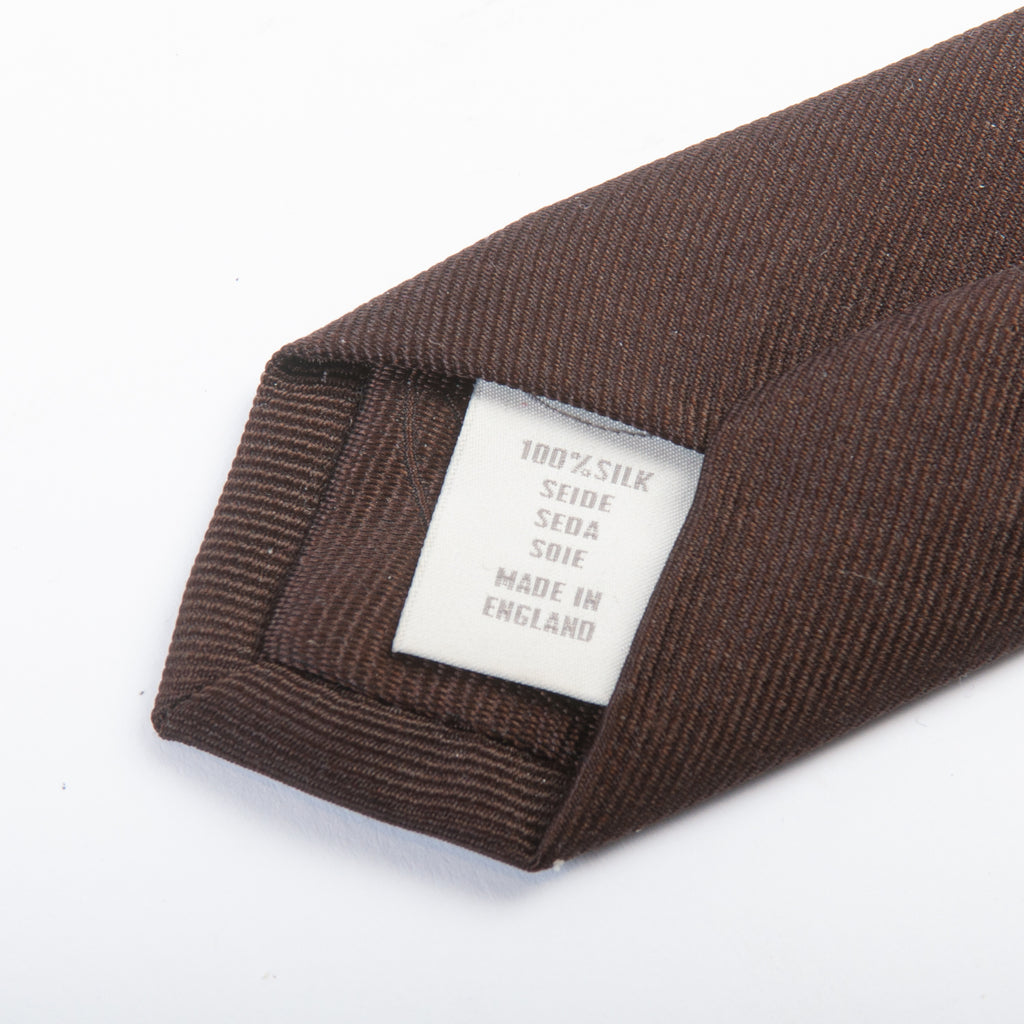 Eton Brown English Silk Tie