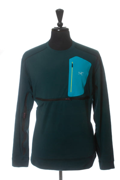 Arc’Teryx Green Lightweight Stretch Pullover Jacket