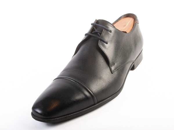 Paul Smith Black Robin Cap Toe Derby Shoes