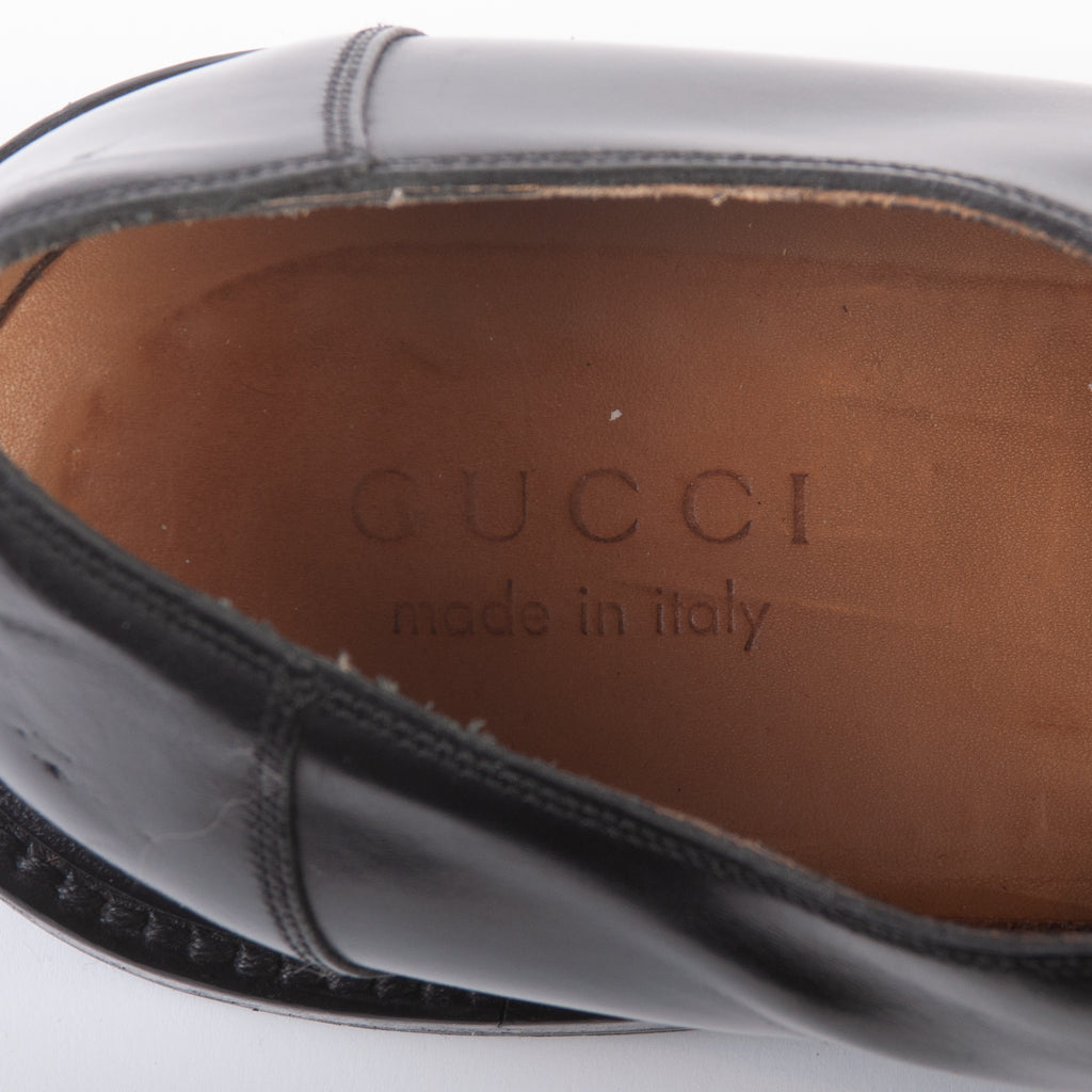 Gucci Black Double Monk Strap Shoes