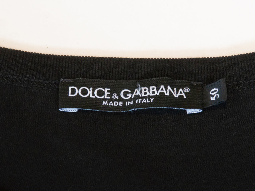 Dolce & Gabbana Black Long Sleeve T-Shirt