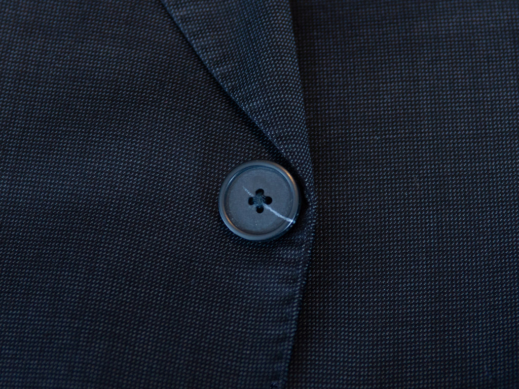 ZZegna Charcoal Grey Drop8 Peak Lapel Suit