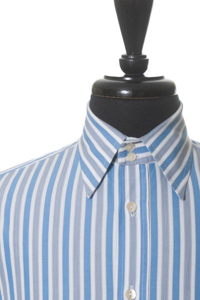 Dolce&Gabbana Blue Striped Dress Shirt