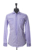 Massimo Alba Purple Dip Dyed Shirt