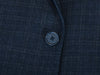 ZZegna Charcoal Grey on Black Drop 8 Deco Blazer