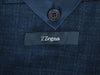 ZZegna Charcoal Grey on Black Drop 8 Deco Blazer