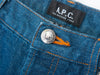 APC Blue Petit New Standard Button Fly Jeans
