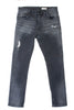 AllSaints Distressed Black Rex Destroyed Jeans