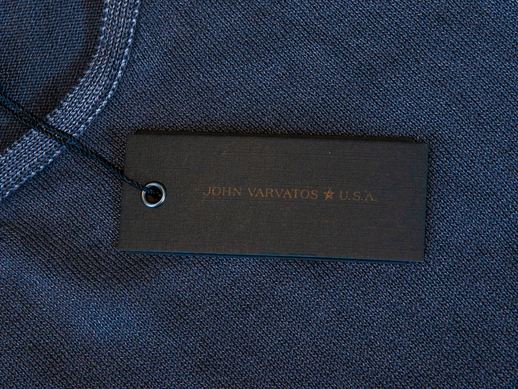 John Varvatos Grey Walter Crew Neck Sweater