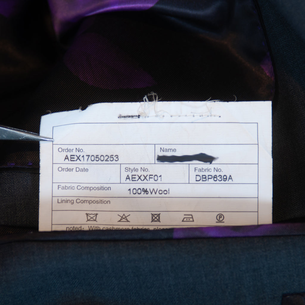 Suits by Curtis Elliot Grey Herringbone 3-Piece Suit