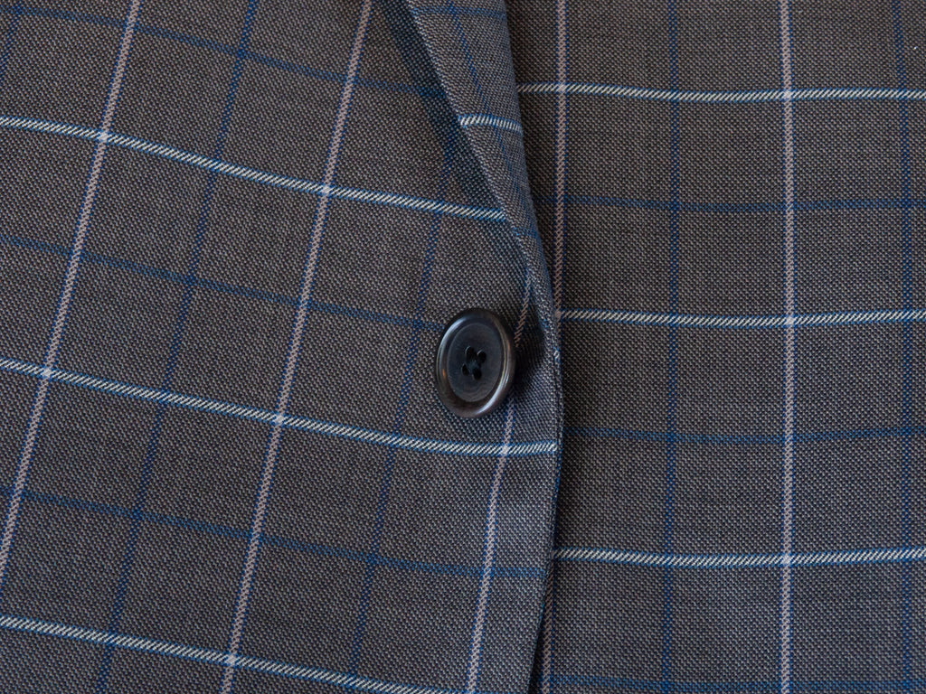 Coppley Dark Grey Check Biella Blazer