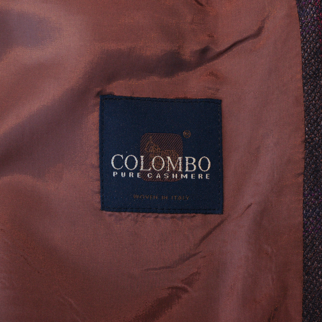 Hugo Boss Merlot on Brown Check Cashmere Paolini Blazer