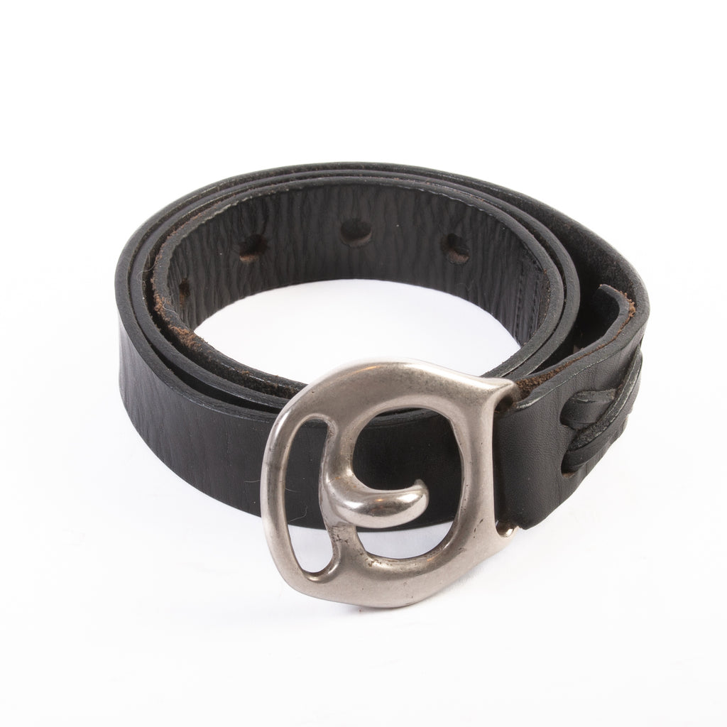 Polo Ralph Lauren Black Leather Hook Belt