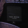 Ted Baker Black Cashmere Blend Double Breasted Pea Coat