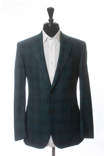 Pal Zileri Slate Blue Check Gentleman Blazer