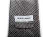 Giorgio Armani Grey Patterned Striped Satin Tie